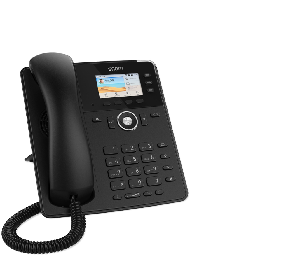 Image of Snom Tischtelefon D717 IP phone Black 3 lines TFT