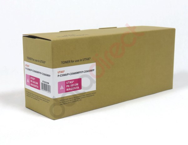 Image of DATA DIRECT Utax PK5012M PC3560 3565 Toner Magenta Compatible...