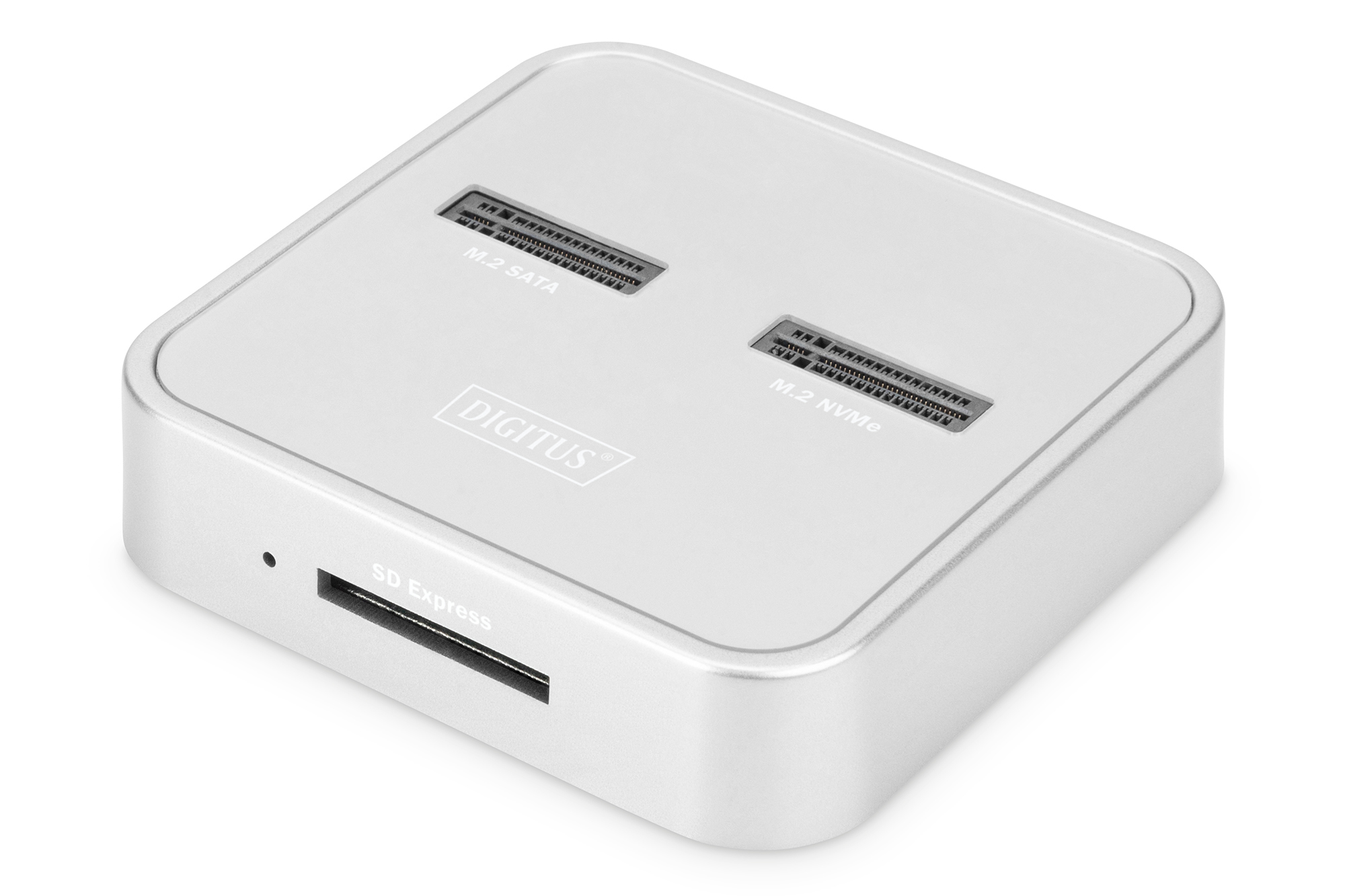 Image of Digitus M.2 NVMe + M.2 SATA SSD Docking Station with SD Express...
