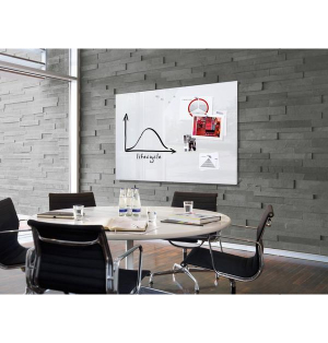 Sigel GL211 magnetic board Glass White