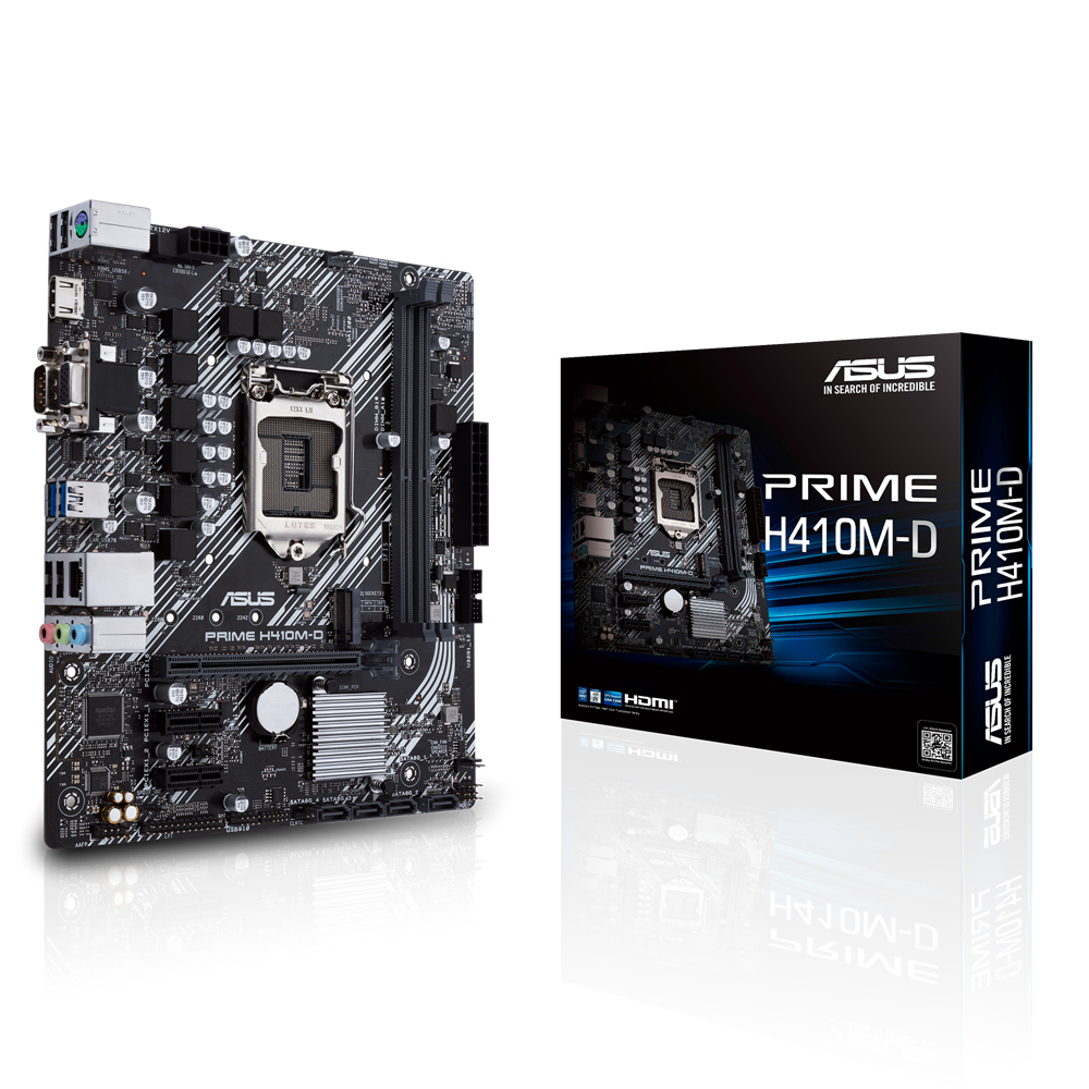 ASUS PRIME H410M-D Intel H410 micro ATX