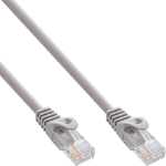 InLine Patch Cable U/UTP Cat.5e grey 0.3m