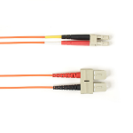 Black Box FOCMP62-030M-SCLC-OR InfiniBand/fibre optic cable 30 m 2x SC 2x LC OFNP OM1 Oranje