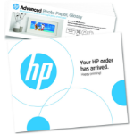HP Advanced Photo Paper, Glossy, 65 lb, 4 x 12 in. (101 x 305 mm), 10 sheets