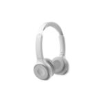 Cisco Headset 730, Wireless Dual On-Ear Bluetooth Headset with Case, USB-A HD Bluetooth Adapter, USB-A and 3.5 mm Cables, Platinum, 1-Year Limited Liability Warranty (HS-WL-730-BUNA-P)