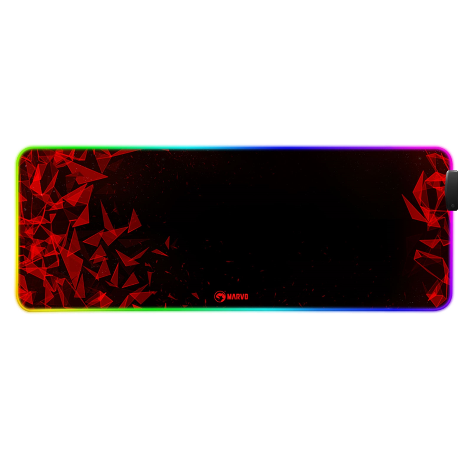 Image of MARVO MG011 Gaming Mouse Pad with 4-port USB Hub and 11 RGB...