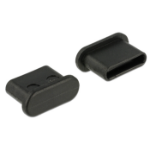 DeLOCK 64014 socket safety cover USB Type-C Black 10 pc(s)