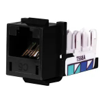 Hubbell HXJ6BK keystone module