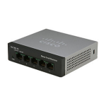 Cisco Small Business SF110D-05 Unmanaged L2 Fast Ethernet (10/100) Black