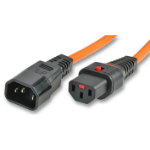 Microconnect PC951 power cable Orange 0.5 m C13 coupler C14 coupler