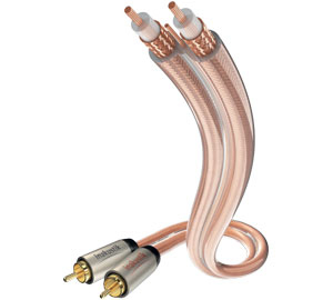 Image of Inakustik 0030403 audio cable 3 m RCA Transparent