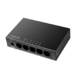 LogiLink Desktop Gigabit Ethernet Switch 5-port, metal case, black