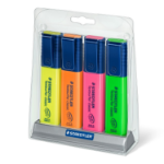 Staedtler Textsurfer classic 364 marker 4 pc(s) Chisel tip Green, Orange, Pink, Yellow