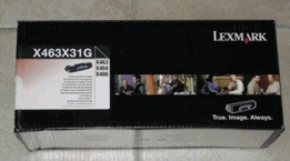 Lexmark X463X31G Toner black extra High-Capacity Project, 15K pages ISO/IEC 19752 for Lexmark X 463