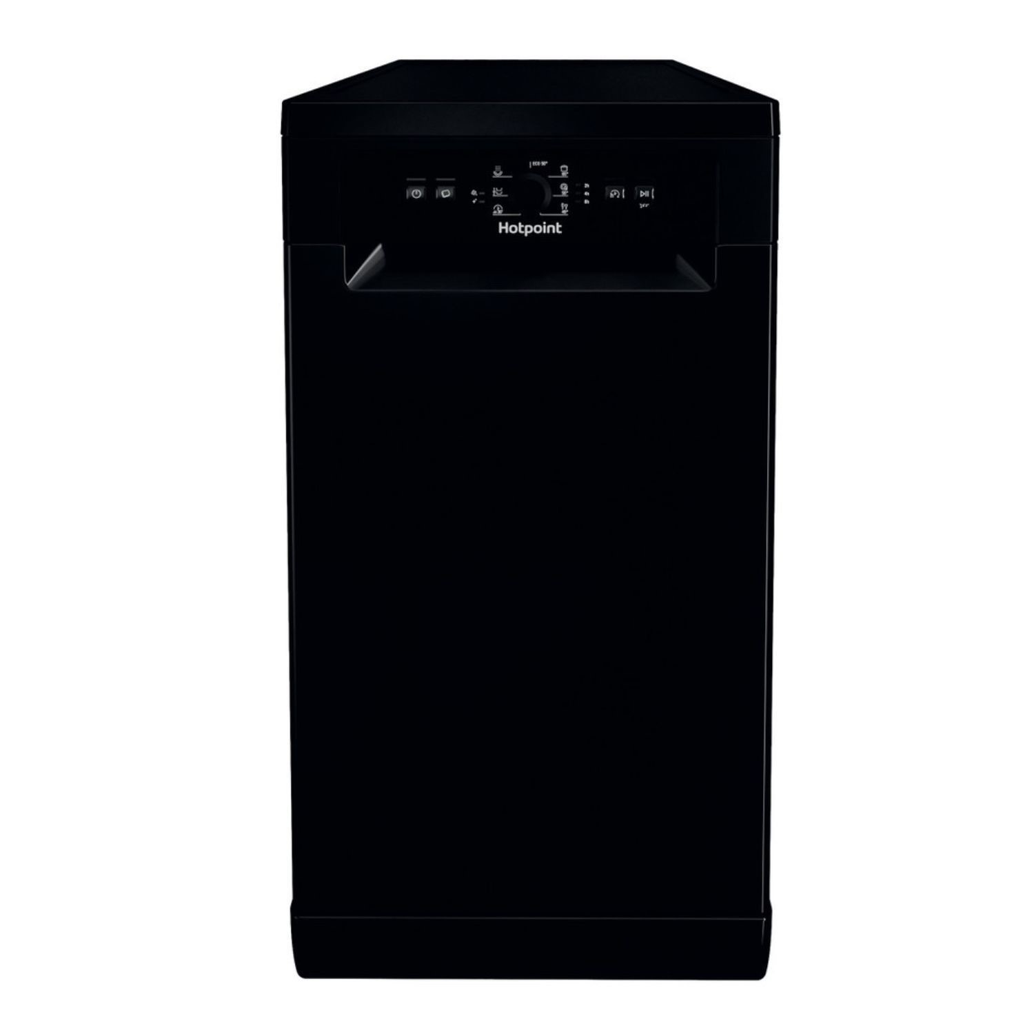 Photos - Other for Computer Hotpoint-Ariston HOTPOINT 9 Place Settings Freestanding Slimline Dishwasher - Black 8699916 