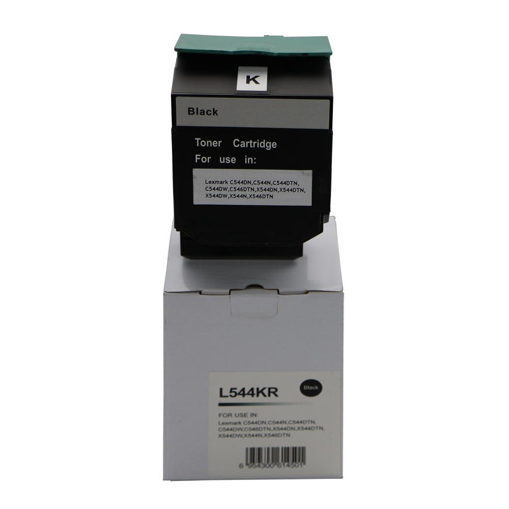 Image of CTS Wholesale Remanufactured Lexmark C544 Hi Yld Black Toner C544XIKG