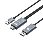 Simplecom TH201 HDMI to DisplayPort Active Converter Cable 4K@60hz USB Powered 2m