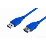 MediaRange 3m, USB3.0-A - USB3.0-A USB cable USB 3.2 Gen 1 (3.1 Gen 1) USB A Blue