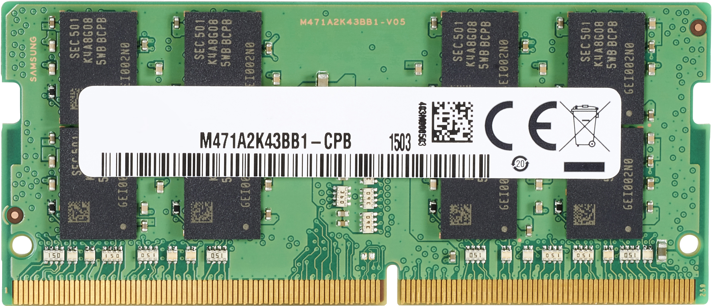 Image of HP 286H8AA memory module 8 GB 1 x 8 GB DDR4 3200 MHz