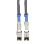 Tripp Lite S528-02M Serial Attached SCSI (SAS) cable 78.7" (2 m) 12 Gbit/s Black, Blue, Metallic