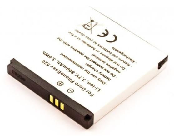 Image of CoreParts MBXMISC0055 mobile phone spare part Battery Black
