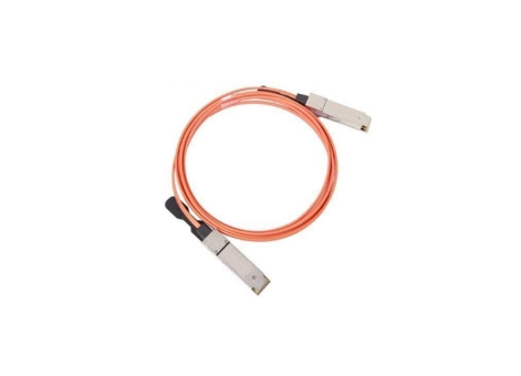 Image of HPE R6F26A fibre optic cable 15 m QSFP Orange