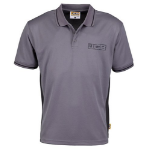 JCB Trade Grey/Black Polo L