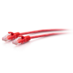 C2G 10ft (3m) Cat6a Snagless Unshielded (UTP) Slim Ethernet Patch Cable - Red