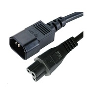 Image of Microconnect PE080610 power cable Black 1 m C14 coupler C5 coupler