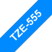 Brother TZE-555 etiquetadora Branco sobre azul