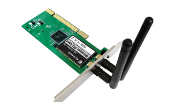 Dynamode Wireless 802.11N PCI Card 300 Mbit/s Internal