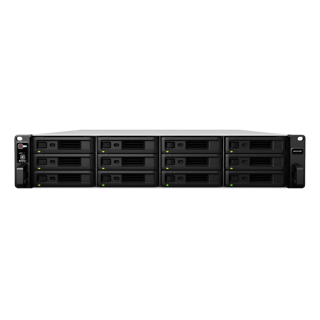 Image of Synology RX1217 disk array Rack (2U) Black