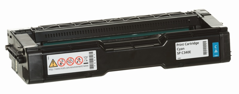 Image of Ricoh 407900/SPC340E Toner cyan, 5K pages ISO/IEC 19798 for Ricoh...