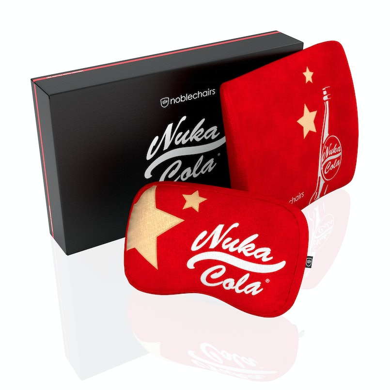 noblechairs Fallout Nuka-Cola Neck pillow/Lumbar pillow Red 2 pc(s)