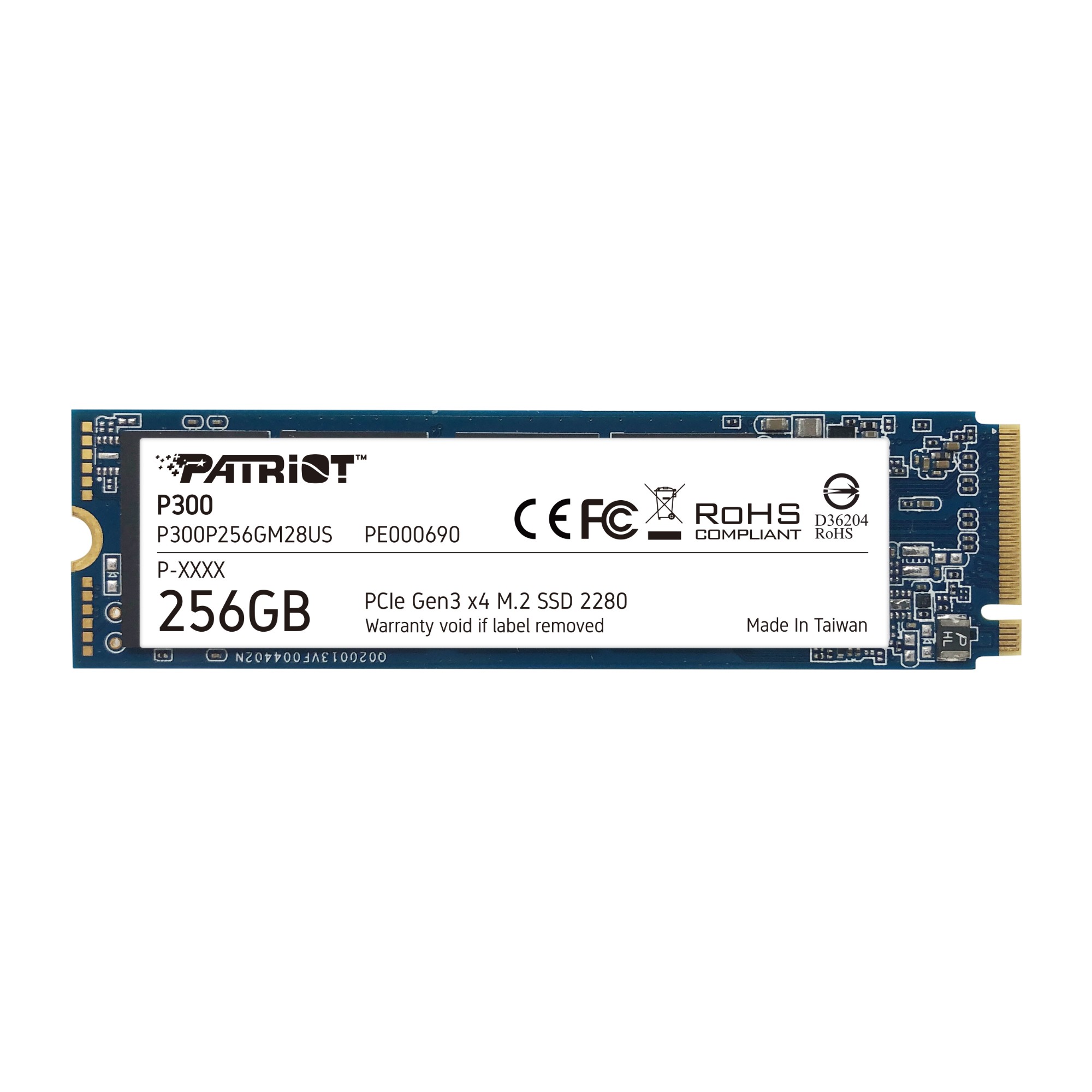 Patriot Memory P300 256 GB M.2 PCI Express 3.0 NVMe