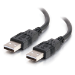 C2G 1m USB 2.0 A Cable M cable USB USB A Negro
