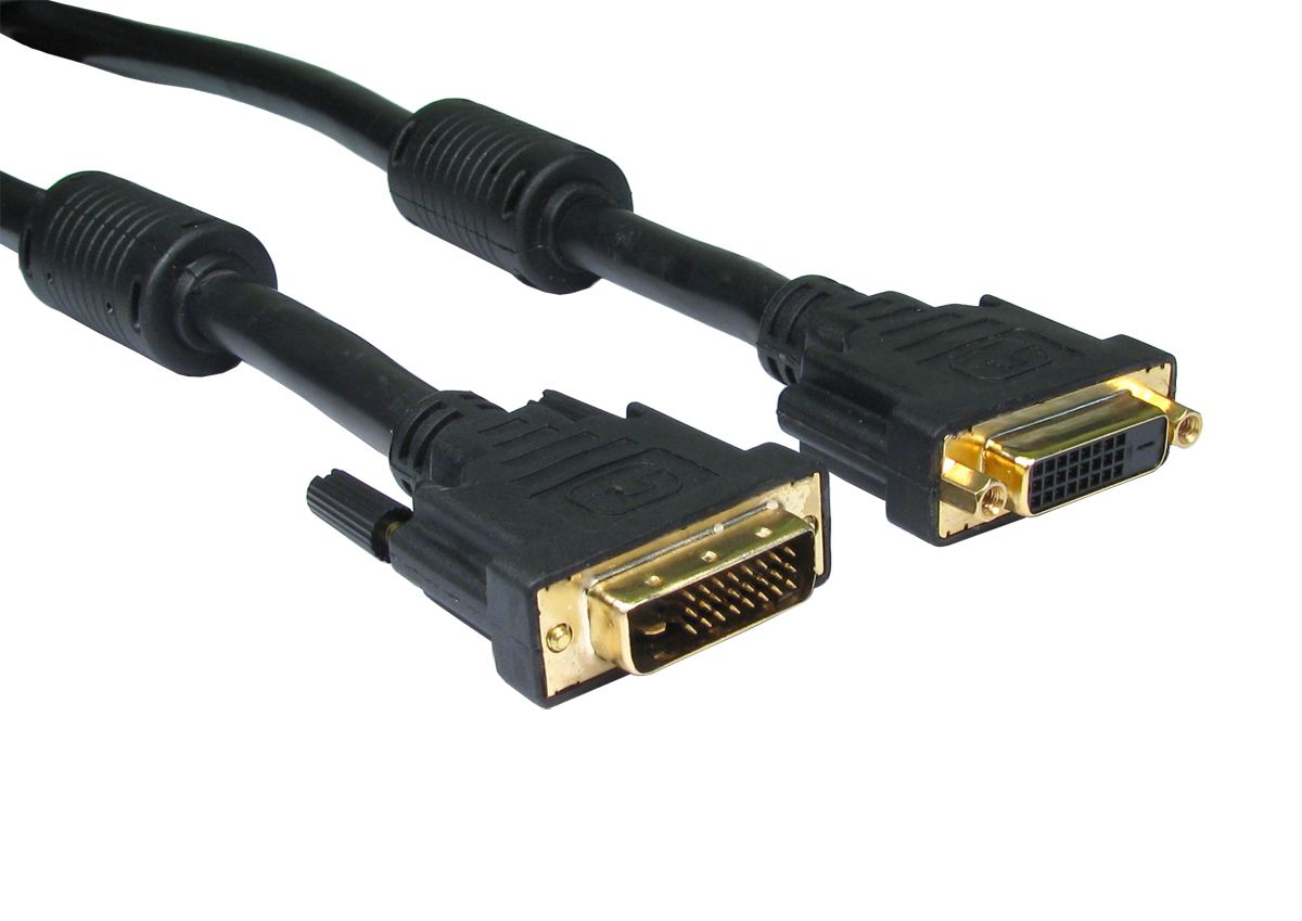 Cables Direct CDL-DVF02 DVI cable 2 m DVI-D Black