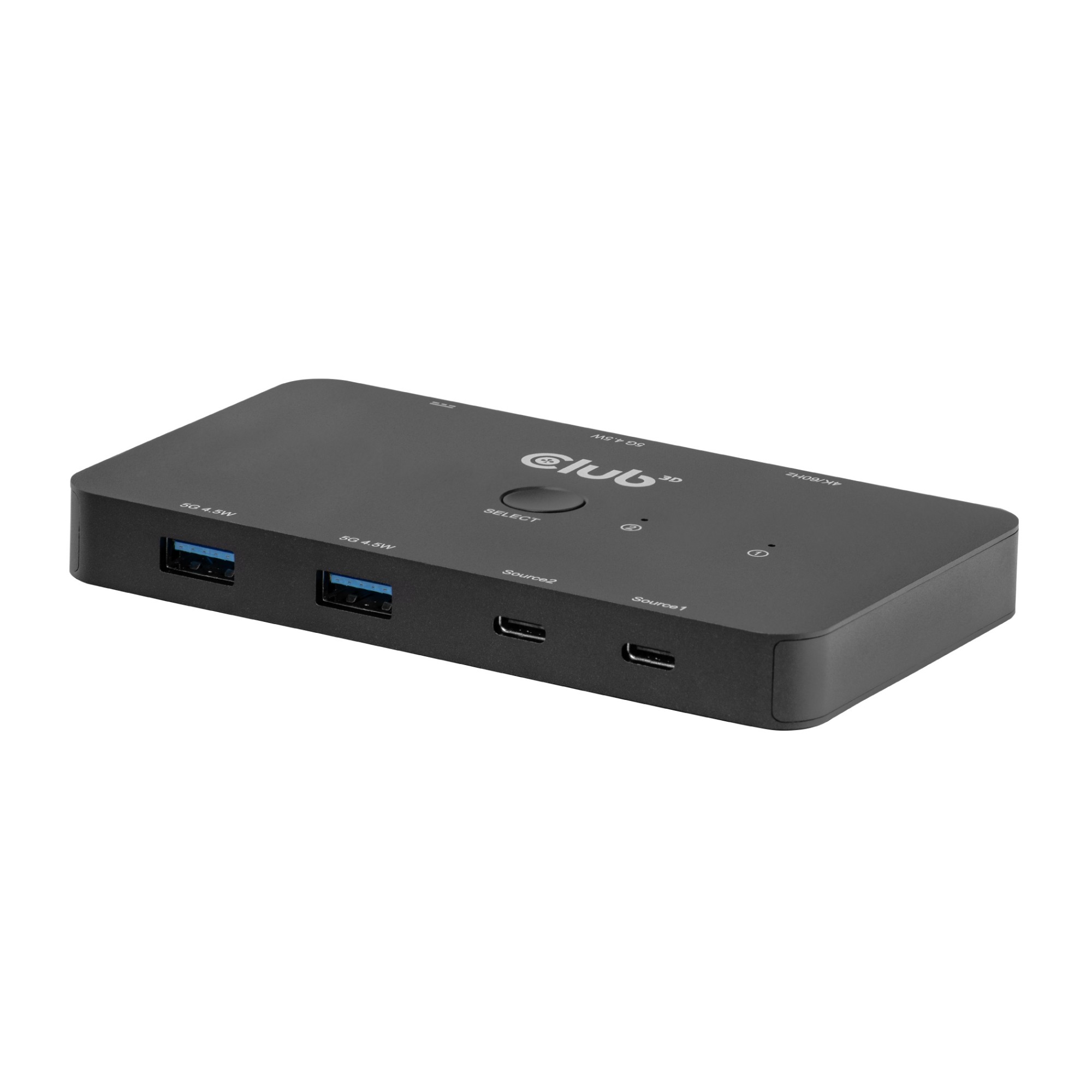 CLUB3D Dual USB-CÂ® to HDMIâ„¢ KVM Switch