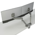 Chief DMA2S flat panel bureau steun 81,3 cm (32") Zilver