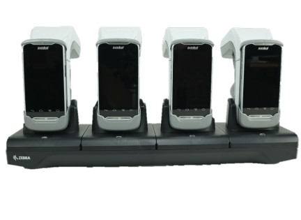 Image of Zebra CRD4S-RFD8500-1R charging station organizer Freestanding Black