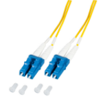 EFB Elektronik O0350.0,5-1.2 InfiniBand en Glasvezelkabel 0,5 m 2x LC Geel