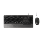 Rapoo NX2000 keyboard Mouse included Universal USB QWERTY English Black, Blue