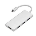 JLC B14 Type C 7 Port Adapter - White