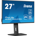 iiyama ProLite 27’’ IPS panel technology, ultra slim monitor featuring 4K resolution, Dynamic Power Saving (DPS) and height adjustable stand