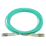 BlueOptics AJ838A-BO Glasvezel kabel 30 m 2x LC OM3 Aqua-kleur