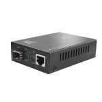 LevelOne RJ45 to SFP Gigabit Media Converter, PoE PSE