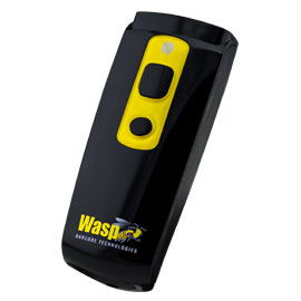 Image of Wasp WWS150i Handheld bar code reader 1D Black, Yellow