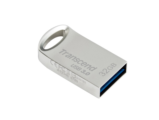 Transcend JetFlash 710 USB-sticka 32 GB USB Type-A 3.2 Gen 1 (3.1 Gen 1) Silver
