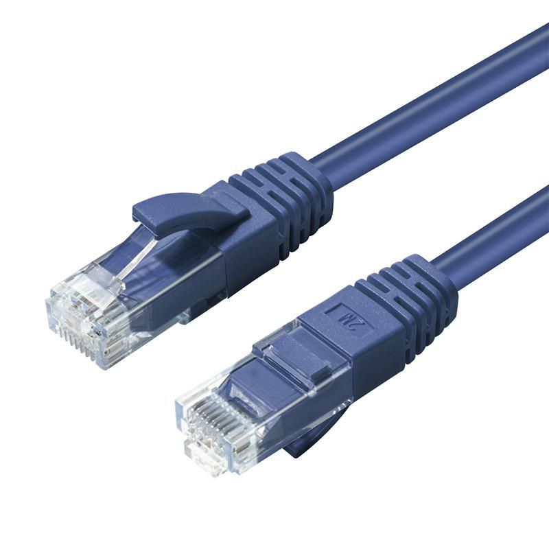 Image of Microconnect MC-UTP6A005B networking cable Blue 0.5 m Cat6a U/UTP...