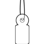 HERMA Strung marking tags 10x22 mm with white string 1000 pcs.